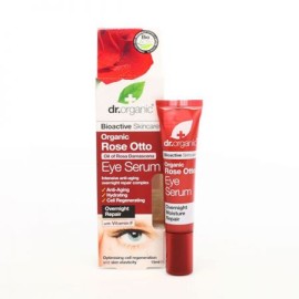 Ορός Ματιών με Βιολογικό Έλαιο Τριαντάφυλλου Organic Rose Otto Eye Serum Dr. Organic 15ml