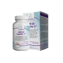 Full Health Συμπλήρωμα Διατροφής με Έλαιο Κριλ Krill Oil Superba-2 60caps