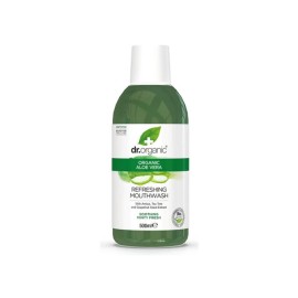 Στοματικό Διάλυμα με Βιολογική Αλόη Βέρα Organic Aloe Vera Mouthwash Dr.Organic 500 ml