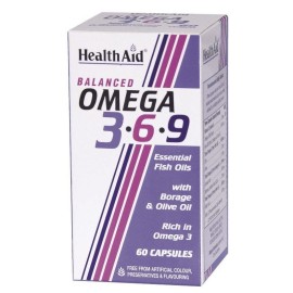 Συμπλήρωμα Διατροφής Με Ωμέγα Λιπαρά Omega 3-6-9 Health Aid Caps 60 Τμχ