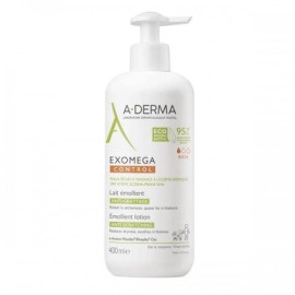 A-Derma Exomega Control Emollient Lotion  Μαλακτικό Γαλάκτωμα κατά του Αισθήματος Κνησμού 400ml