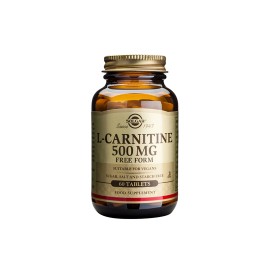 Καρνιτίνη L-Carnitine Free Form Solgar 500 MG 60 Ταμπλέτες