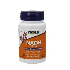 Συμπλήρωμα Διατροφής για Πνευματική Εγρήγορση NADH 10mg Now 60 caps