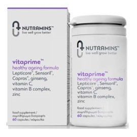 Συμπλήρωμα Διατροφής για  Αντιγήρανση και Ευεξία Vitaprime Nutramins 60 caps