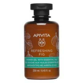 Αφρόλουτρο Με Αιθέρια Έλαια Refreshing Fig Apivita 250 ml