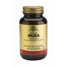 Συμπλήρωμα Διατροφής Για Υγεία Μαλλιών Νυχιών Επιδερμίδας & Οστών Oceanic Silica 25 mg Solgar 50 vcaps