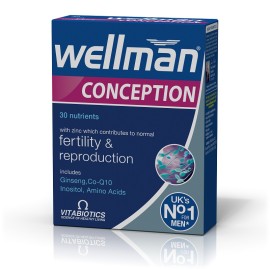 Vitabiotics Ανδρικό Συμπλήρωμα Διατροφής για Υγεία Αναπαραγωγικού Συστήματος Wellman Conception 30tabs