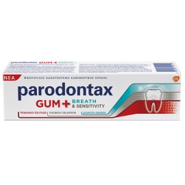 Gsk Parodontax Οδοντόβουρτσα για Προβλήματα Ούλων & Ευαίσθητα Δόντια Toothpaste Gum and Breath & Sensitivity 75ml