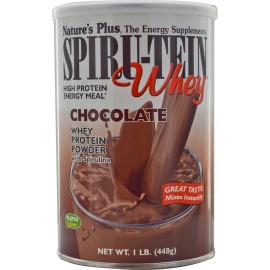 Natures Plus Πρωτεΐνη Γάλακτος Γεύση Σοκολάτα Spiru-Tein Whey Chocolate 448gr