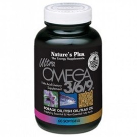 Ωμέγα 3/6/9 Λιπαρά Οξέα Ultra Omega 3/6/9  1200 mg Natures Plus 60 tabs