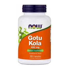 Συμπλήρωμα Διατροφής Σεντέλα Gotu Kola 450mg Now 100vcaps