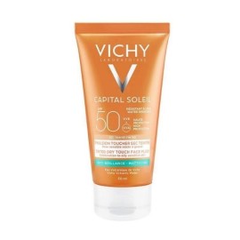 Αντηλιακή Κρέμα Προσώπου Μάτ Ideal Soleil Anti Brillance Toucher Sec SPF50 Vichy 50 ml