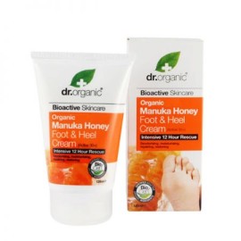 Κρέμα Ποδιών και Πελμάτων με Βιολογικό Μέλι Μανούκα Manuka Honey Foot & Heel Cream Dr. Organic 125ml