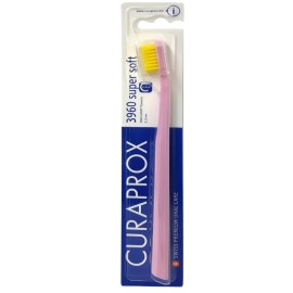 Curaden Curaprox CS 3960 Super Soft Πολύ Μαλακή Οδοντόβουρτσα Ροζ / Κίτρινο