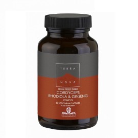 Τονωτικό Συμπλήρωμα Cordyceps Rhodiola & Ginseng Complex Terranova 50caps