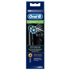 Ανταλλακτικές Κεφαλές Βουρτσίσματος Cross Action Black Edition Oral B 4 τμχ