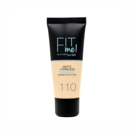 Υγρό Make-Up Απόχρωση Porcelain Fit Me Matte + Poreless Foundation 110 Maybelline 30ml