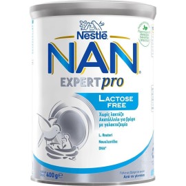 Nan Nestle Expert Pro Lactose Free  Γάλα Σε Σκόνη Για Βρέφη Με Δυσανεξία Στην Λακτόζη 0m+ 400gr