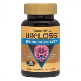 Natures Plus Συμπλήρωμα Διατροφής Για Υποστήριξη της Εγκεφαλικής Λειτουργίας Ageloss Brain Support  60 tabs