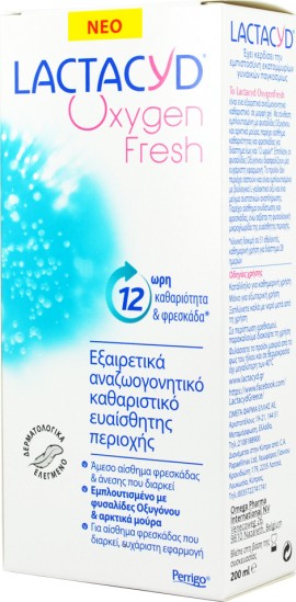 LACTACYD OXYGEN FRESH ULTRA REFRESHING INTIMATE WASH 200ml