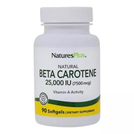 Natures Plus Φυσική Βήτα Καροτίνη Natural Beta Carotene 90 caps