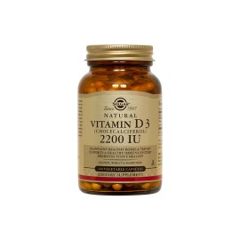 Solgar Βιταμίνη D3 2200IU 55 μg Vitamin D3 2200IU 55 μg  100 τμχ