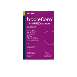 Olonea Προβιοτικά Βιταμίνες και Μέταλλα  Bacteflora Immune Maximum 5/10 30 caps