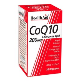 Συνένζυμο Q10 Για Τόνωση Του Οργανισμού COQ-10 (200mg) Health Aid Caps 30 Τμχ