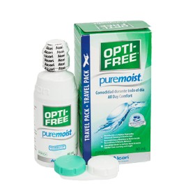 Διάλυμα Φακών Επαφής Opti Free Pure Moist  Travel Pack Alcon 90ml