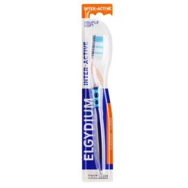 Elgydium Inter-Active Soft Οδοντόβουρτσα Μαλακή σε Μπλε Χρώμα