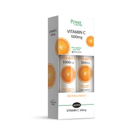Power Health Promo Βιταμίνη C 1000mg & ΔΩΡΟ Βιταμίνη C 500mg  24+20 Αναβράζοντα δισκία