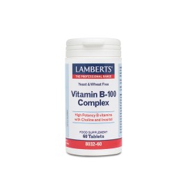 Lamberts Σύμπλεγμα Βιταμινών Β Vitamin B-100 Complex 60tabs
