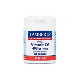 Lamberts Βιταμίνη D3 Vitamin D3  400IU 120tabs