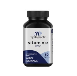 My Elements Vitamin E 300IU Συμπλήρωμα Διατροφής με Βιταμίνη E με Αντιοξειδωτική Δράση 30 κάψουλες