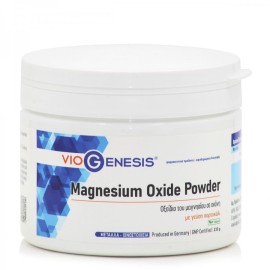 Viogenesis Oξείδιο του Mαγνησίου με γεύση πορτοκάλι Magnesium Oxide Powder 230 gr
