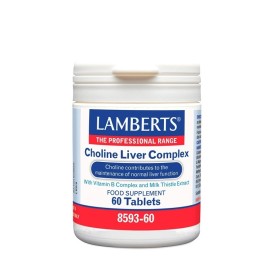 Lamberts Συμπλήρωμα Διατροφής Για Την Καλή Λειτουργία Του Συκωτιού Choline Liver Complex 60 tabs