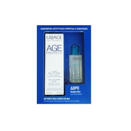 Uriage Promo Διόρθωση Σημαδιών Γήρανσης Age Protect Multi-Action Fluid 40 ml & ΔΩΡΟ Micellaire 50ml