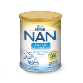 NESTLE NAN LACTOSE FREE ΓΑΛΑ ΓΙΑ ΒΡΕΦΗ ΜΕ ΔΥΣΑΝΕΞΙΑ ΣΤΗ ΛΑΚΤΟΖΗ 400gr