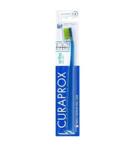 Curaden Curaprox CS 5460 Ortho Ultra Soft Πολύ Μαλακή Οδοντόβουρτσα Μπλε / Πράσινο