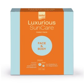 Intermed Luxurious Sun Care Face & Body Family Pack Αντηλιακό Προσώπου High Protection Face Cream SPF50 75ml & Αντηλιακό Σώματος Sun Protection Body Cream SPF15 200ml