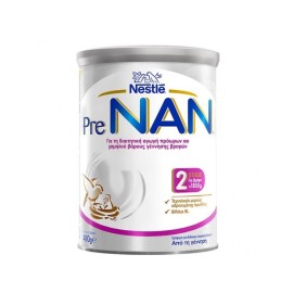 Pre Nan  Nestle Stage 2 Γάλα για Λιποβαρή & Πρόωρα Βρέφη 400gr