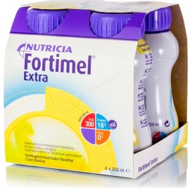 Nutricia Fortimel Extra 4 x 200ml Βανίλια Υπερπρωτεϊνικό Υπερθερμιδικό Σκεύασμα