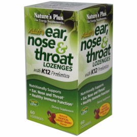 Natures Plus Προβιοτικά σε Παστίλια Ear Nose Throat 60 Lozenges
