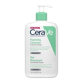 Αφρώδες Καθαριστικό Προσώπου & Σώματος Κανονική Λιπαρή Επιδερμίδα Foaming Cleanser For Normal To Oily Skin Cerave 473 ml