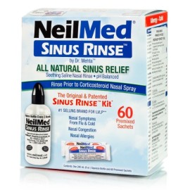 NeilMed Sinus Rinse Σύστημα Ρινικών Πλύσεων All Natural Sinus Relief 1 kit