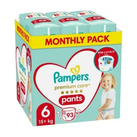 Premium Pants Monthly Pack Πάνες Βρακάκι Μέγεθος 6 (15+ kg) Pampers 93 τμχ