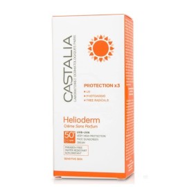 Αντηλιακή Κρέμα Προσώπου Χωρίς Άρωμα Helioderm Creme Sans Parfum SPF50+ Castalia 50 ml