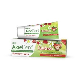 Παιδική Οδοντόκρεμα με Γεύση Φράουλα Childrens Toothpaste AloeDent Optima 50ml