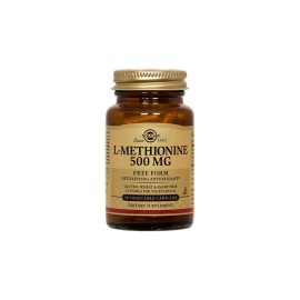 Συμπλήρωμα Διατροφής για Προστασία Ήπατος Μαλλιών & Δέρματος  L-Methionine 500mg Solgar 30vcaps