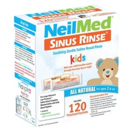 Διάλυμα Ρινικών Πλύσεων Για Παιδιά Ανταλλακτικά Φακελάκια Soothing Gentle Saline Nasal Rinse Kids NeilMed Sinus Rinse 120 packs